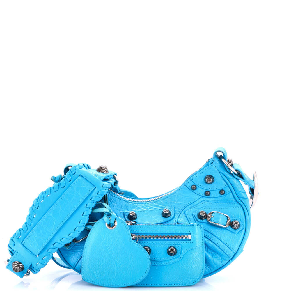 Balenciaga XS Le Cagole Giant Studs Shoulder Bag Leather
